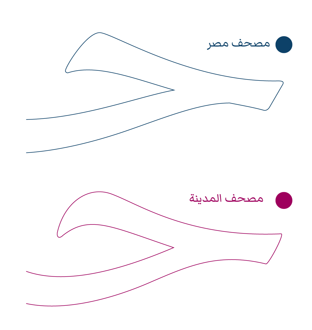 مقارنة رسم الحروف 1